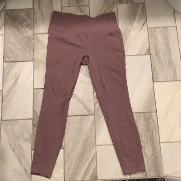 Dark lilac athletic leggings - Picture 4 of 5